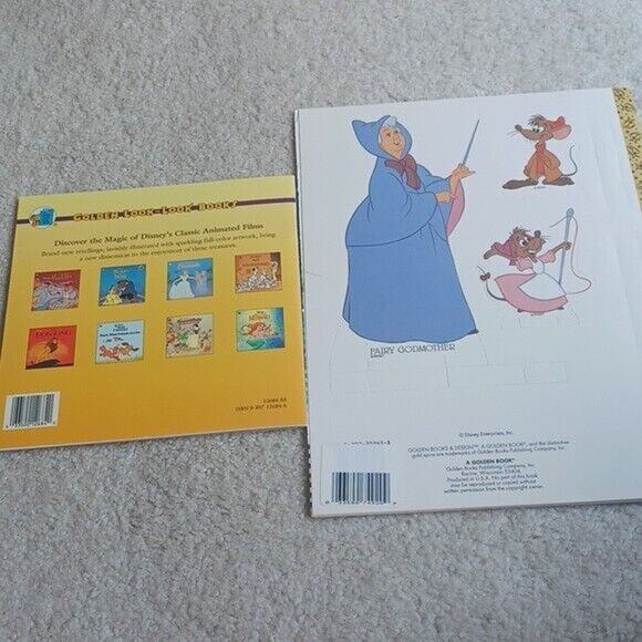 Walt Disney’s Cinderella Paper Doll Book New Uncut Plus Reading Book NEW - Picture 2 of 7